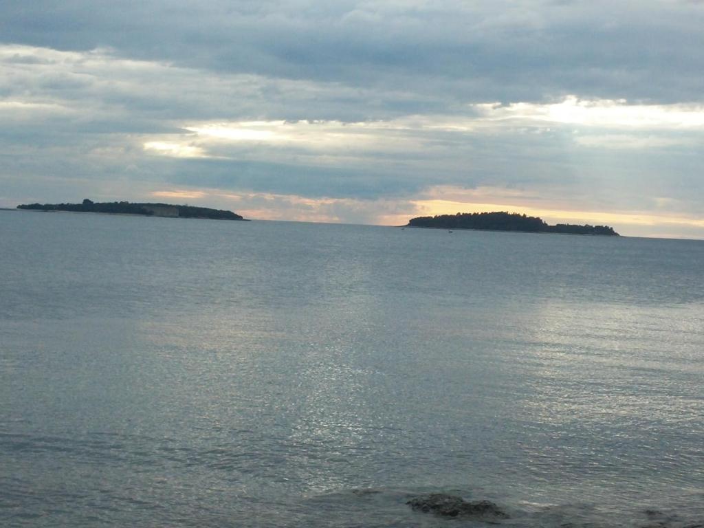 Coastline and clear sea near Manuela Apartments Pula