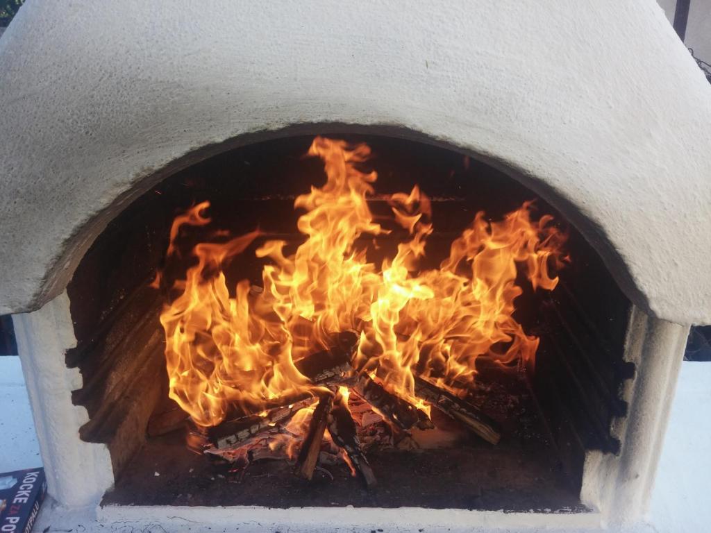 Garden barbecue at Manuela Apartments Pula